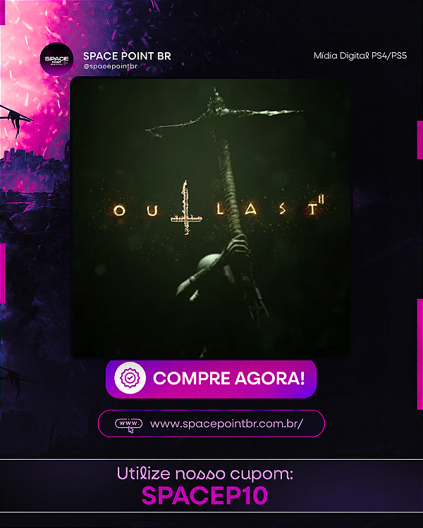 Outlast 2 PS4/PS5 Mídia Digital