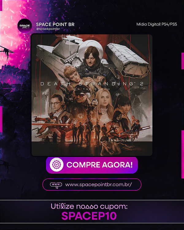 DEATH STRANDING 2: ON THE BEACH PS4/PS5 Mídia Digital