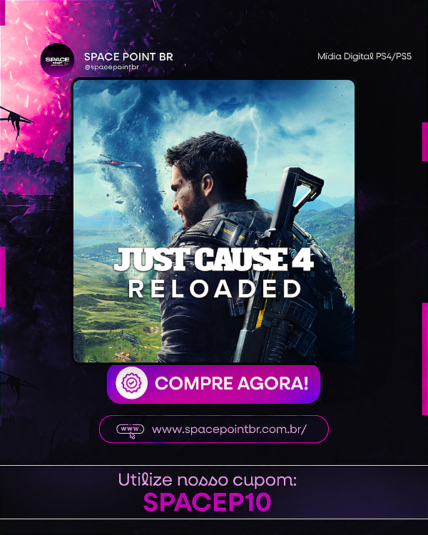 Just Cause 4: Reloaded PS4/PS5 Mídia Digital