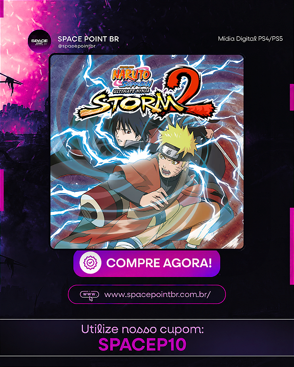 NARUTO SHIPPUDEN: Ultimate Ninja STORM 2 PS4/PS5 Mídia Digital