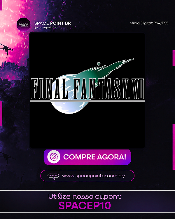 FINAL FANTASY VII PS4/PS5 Mídia Digital