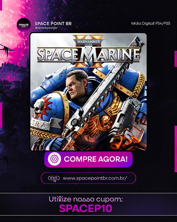 WARHAMMER 40,000: SPACE MARINE 2 PS5 MÍDIA DIGITAL