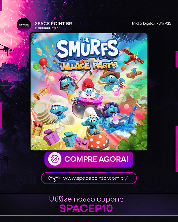 The Smurfs - Village Party PS4/PS5 Mídia Digital