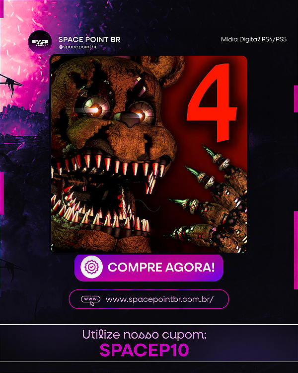 Five Nights at Freddy's 4 PS4/PS5 MÍDIA DIGITAL