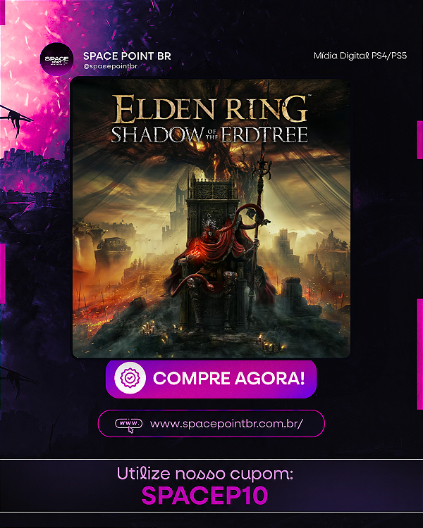 DLC ELDEN RING Shadow of the Erdtree PS4/PS5 Mídia Digital