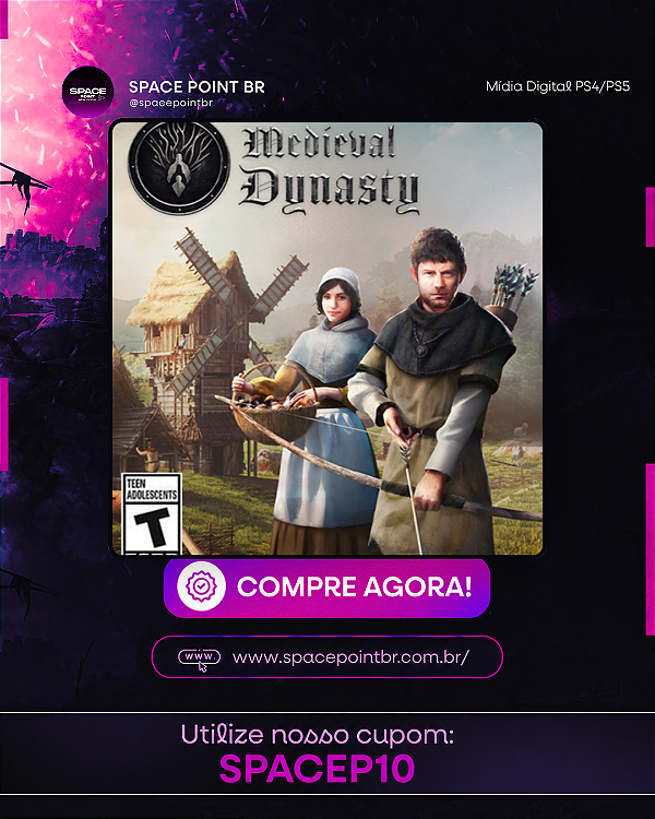 Medieval Dynasty PS4/PS5 Mídia Digital