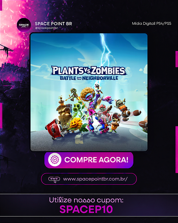 Plants vs. Zombies: Batalha por Neighborville PS4/PS5 MÍDIA DIGITAL