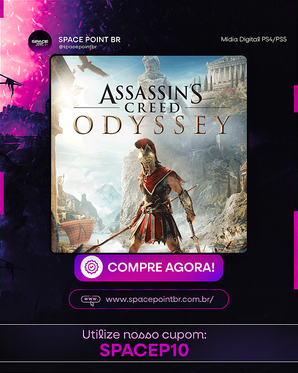 Assassin’s Creed Odyssey PS4/PS5 Mídia Digital