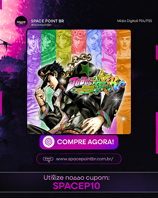 JoJo's Bizarre Adventure: All-Star Battle PS4/PS5 Mídia Digital