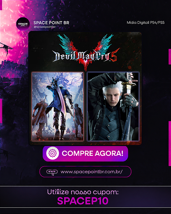 Devil May Cry 5 + Vergil PS4/PS5 MÍDIA DIGITAL