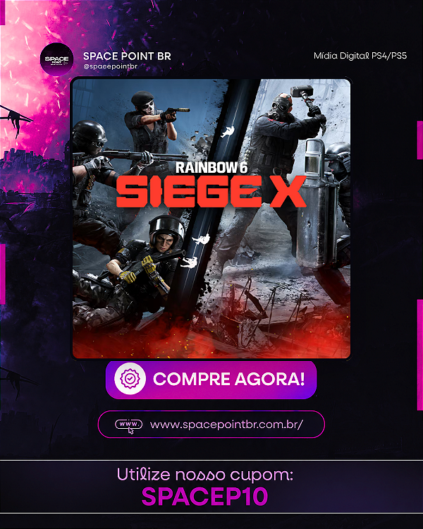Tom Clancy's Rainbow Six Siege PS4/PS5 Mídia Digital