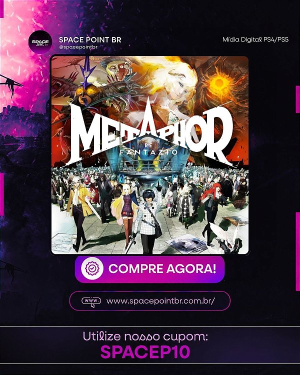 Metaphor: ReFantazio PS4/PS5 Mídia Digital