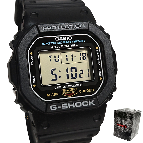 Relógio Casio G-Shock Resist Masculino DW-5600UE-1DR