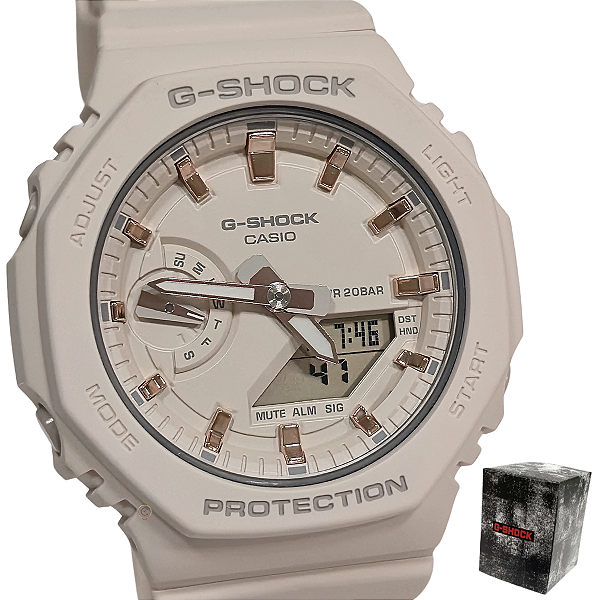 Relógio Casio G-Shock Carbon Core Guard Feminino GMA-S2100-4ADR
