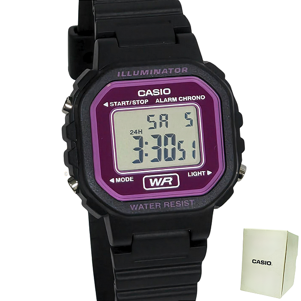 Relógio Casio Feminino Standard Digital LA-20WH-4ADF