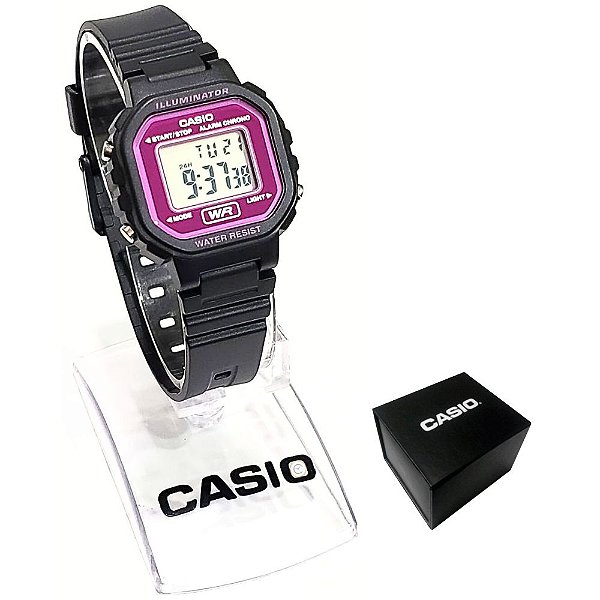 Relógio Feminino Casio Standard Digital LA-20WH-4ADF