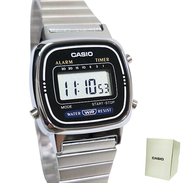 Relógio Casio Digital Fashion Feminino LA670WA-1DF