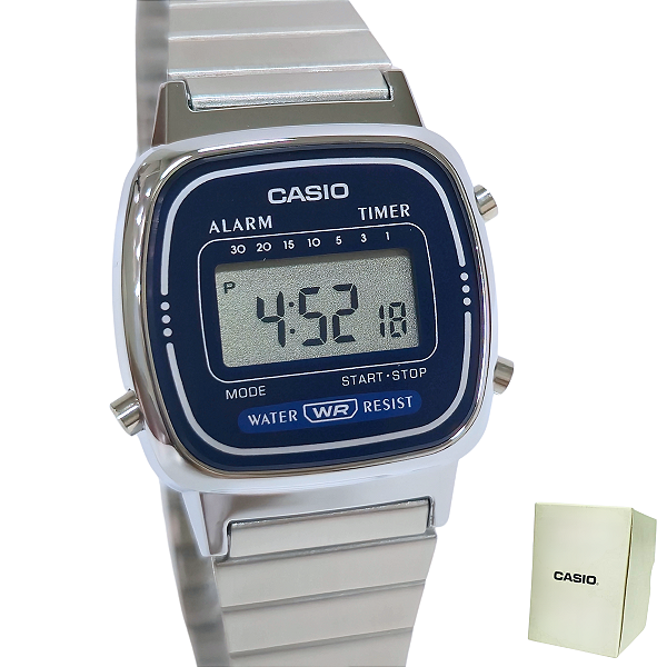 Relógio Casio Digital Vintage Feminino LA670WA-2DF