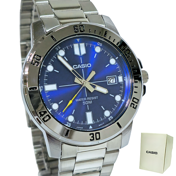 Relógio Casio Collection Masculino Prateado MTP-VD01D-2EVUDF