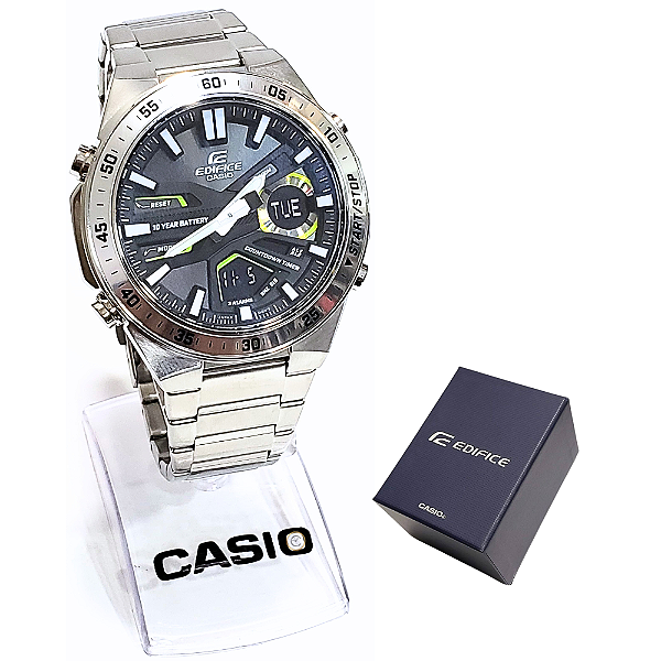 Relógio Casio Masculino Edifice Prateado EFV-C110D-1A3VDF