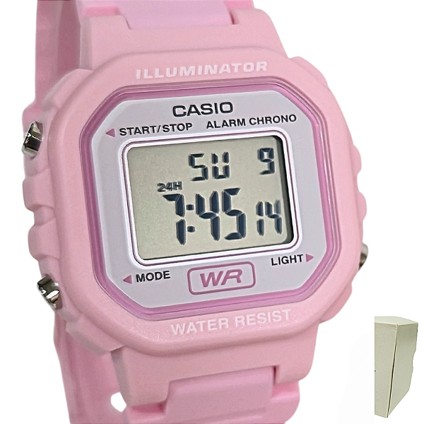 Relógio Casio Digital Feminino Rosa LA-20WH-4A1DF