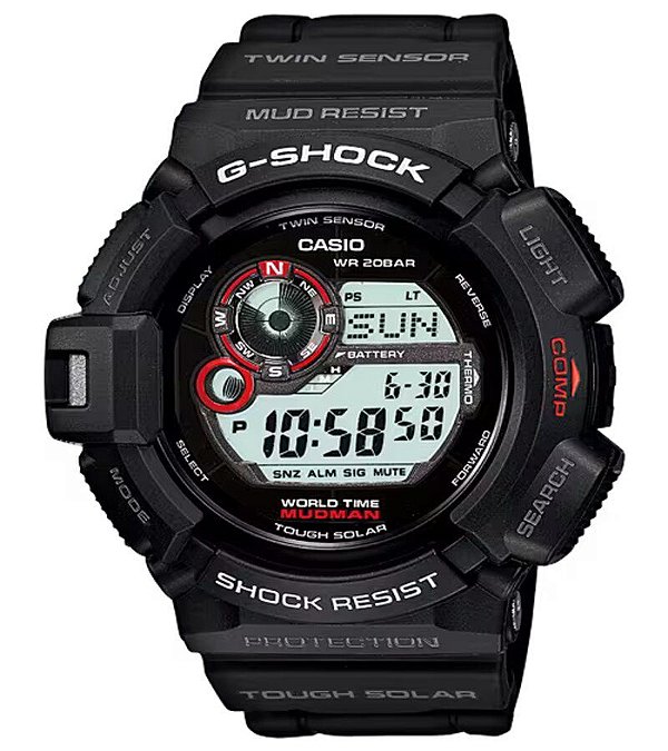 Relógio Casio Masculino G Shock Mudman G-9300-1DR