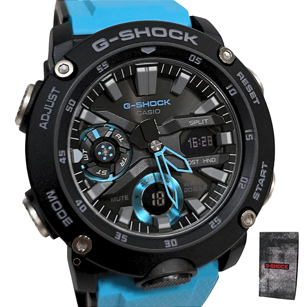 Relógio Casio G-Shock Carbon Core Guard Masculino GA-2000-1A2DR