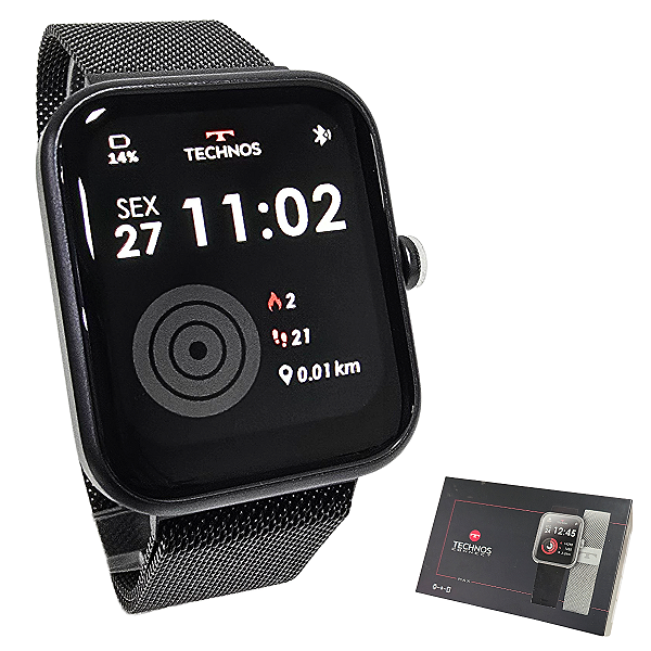 Smartwatch Technos Unissex Connect Max TMAXAA/5P