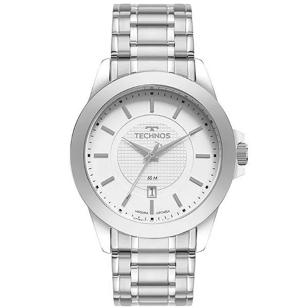 Relógio Technos Masculino Classic Steel 2115MXG/1K