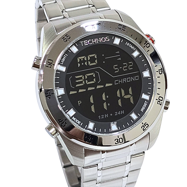 Relógio Technos Digital Masculino BJ3589AA/1K