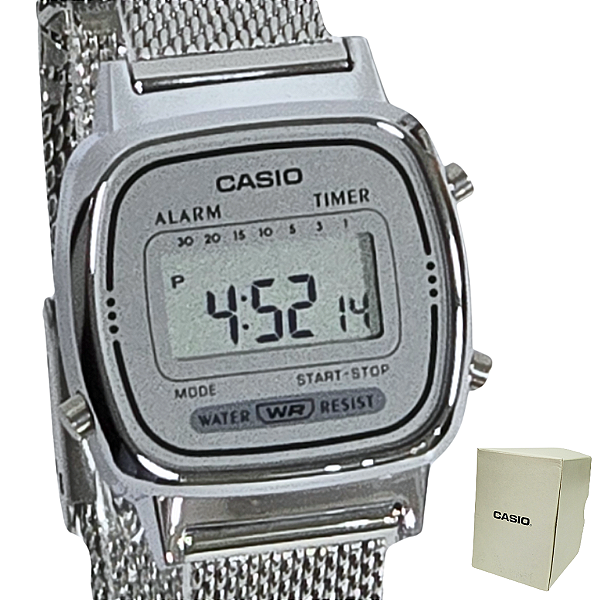 Relógio Casio Digital Vintage Feminino LA670WEM-7DF