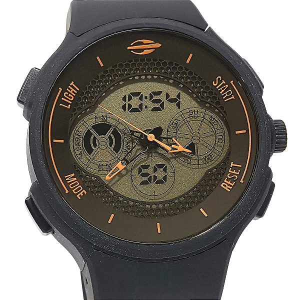 Relógio Mormaii Masculino Anadigi Action MO160829AE/8L