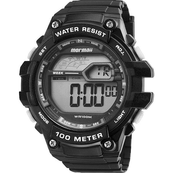 Relógio Mormaii Masculino Esportivo Digital MO3480A/8K