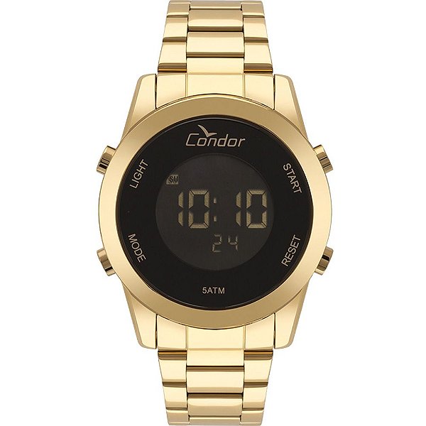 Relógio Condor Feminino Digital Dourado COBJ3279AA/4P
