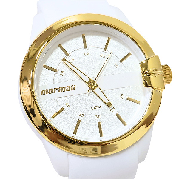 Relógio Mormaii Feminino Analógico Maui Branco MOPC21JAG/8B