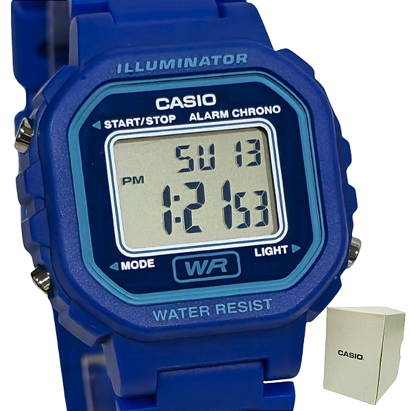 Relógio Casio Unissex Digital Azul LA-20WH-2ADF