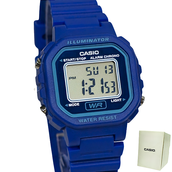 Relógio Casio Unissex Digital Azul LA-20WH-2ADF