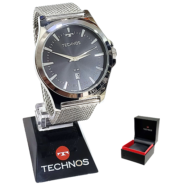 Relógio Technos Masculino Analógico Classic Steel 2115LALS/0P