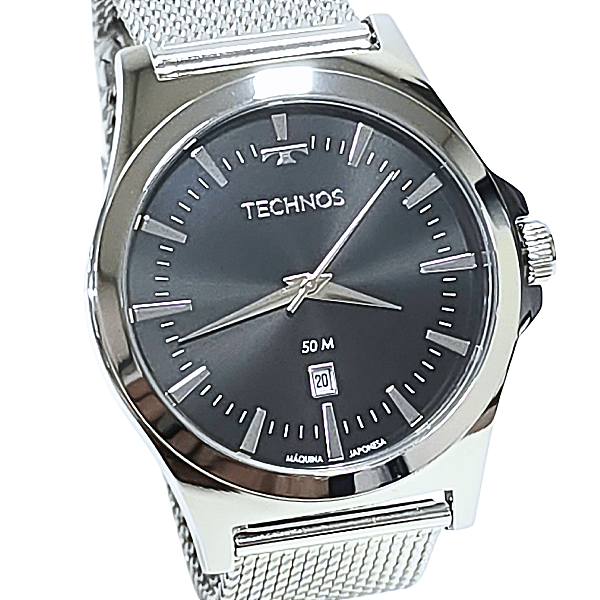 Relógio Technos Masculino Analógico Classic Steel 2115LALS/0P