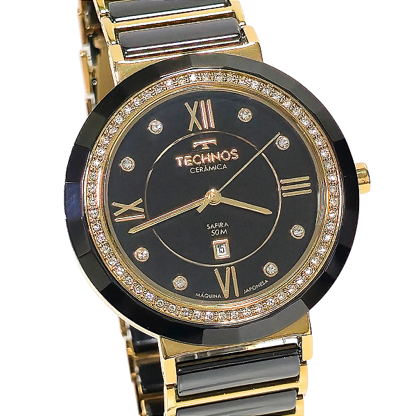 Relógio Technos Feminino Analógico Ceramic/Saphire 2015CEJ/2P