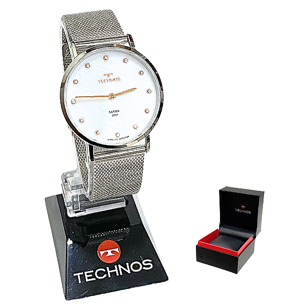 Relógio Technos Feminino Analógico Safira Slim 2025LTT/1B