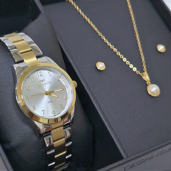 Relógio Technos Analógico Kit Feminino Boutique 2035MKK/5K