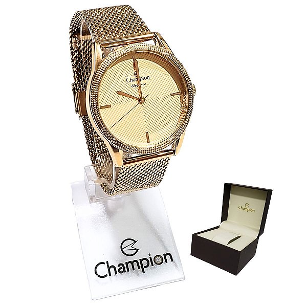 Relógio Champion Feminino Analógico Elegance Rosê CN24397Z
