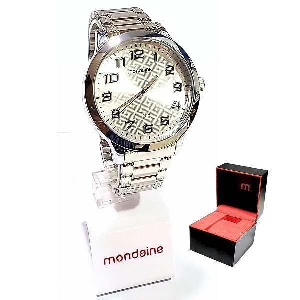 Relógio Mondaine Masculino Analógico Robusto 99143G0MVNE5