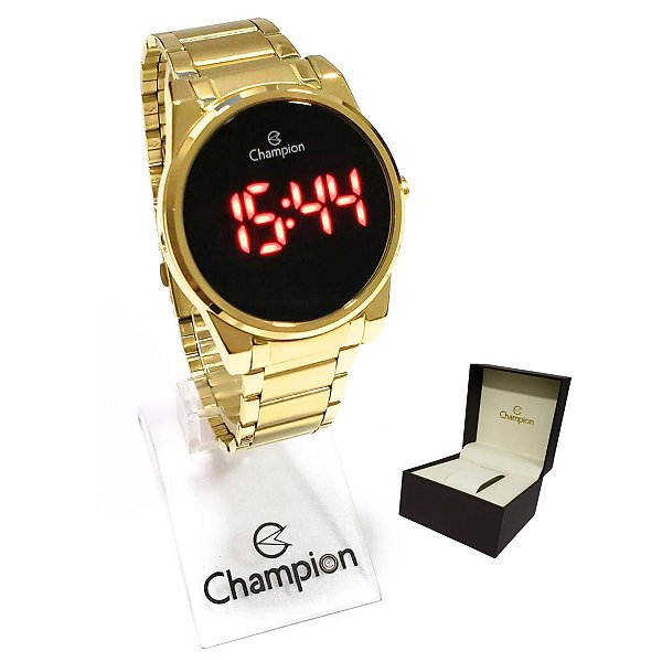 Relógio Champion Unissex Digital Dourado CH40124H