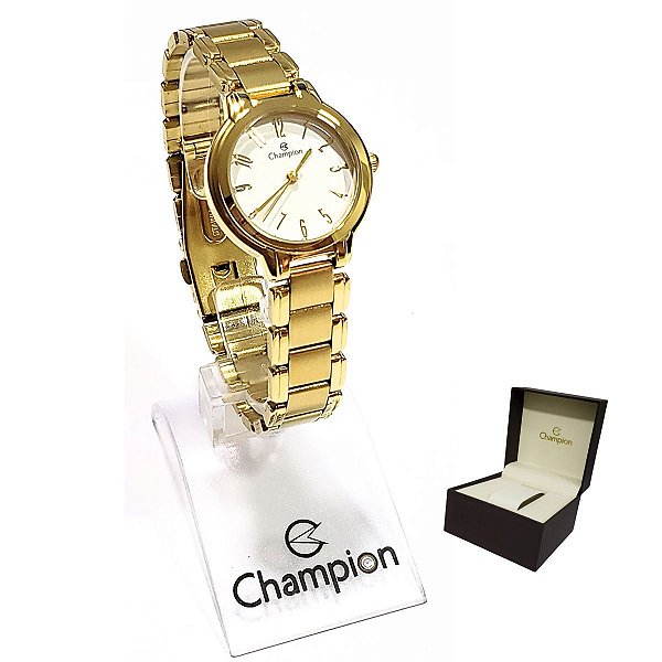 Relógio Champion Feminino Analógico Dourado CH26944W
