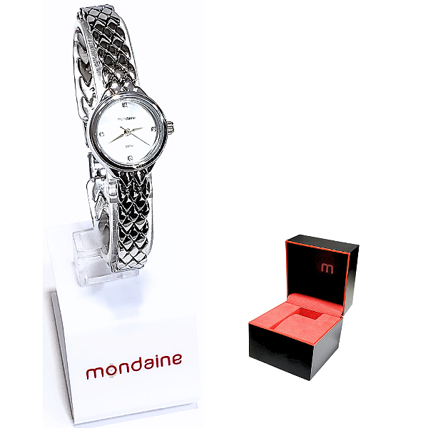 Relógio Mondaine Feminino Analógico Prateado Social Mini 99614L0MVNM2