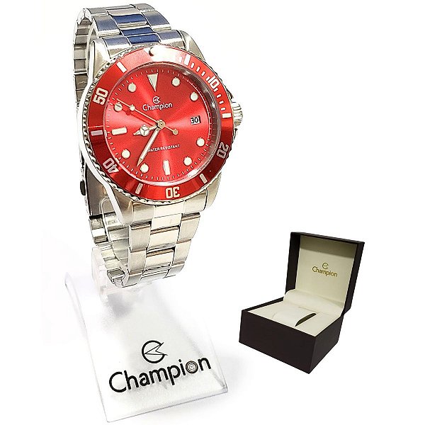 Relógio Champion Masculino Analógico Sport Vermelho CA31266V