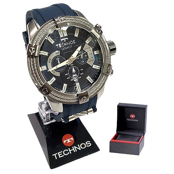 Relógio Technos Masculino Analógico Legacy Grafite JS25BBR/2A