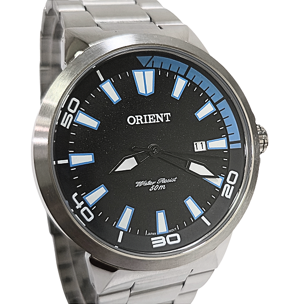 Relógio Orient Analógico Masculino Prateado MBSS1196A PASX